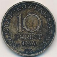 1948. 10Ft Ag "Széchenyi" T:2- Adamo EM2