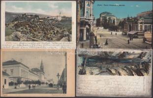 1905-1920 11 db háború előtti DÉLVIDÉKI városképes lap / 11 pre-1945 ADRIA / YUGOSLAVIA town-view postcards