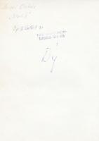 cca 1970 Zsigri Oszkár: Start, feliratozott vintage sportfotó, 24x18 cm