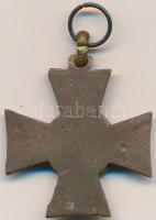 1867-1913. "Katonai Legénységi Szolgálati Jel II. osztálya" kitüntetés mellszalag nélkül T...