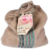 1945. 5P Al (200x) eredeti bontatlan és sérülés mentes plombálással ellátott banki szövet pénzeszsákban! R! Hungary 1945. 5 Pengő Al (200x) in original money bag! R! Adamo P8.4