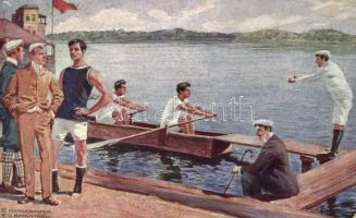 Rowing competition, s: Braunthal, Ranzenhofer