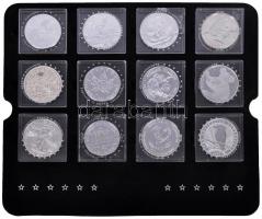 2009. "Fabulous 12" 12xklf db-ból álló éremszett díszdobozban 9db tanúsítvánnyal, benne: A...