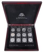 2009. "Fabulous 12" 12xklf db-ból álló éremszett díszdobozban 9db tanúsítvánnyal, benne: A...