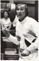 1986 Gedővári Imre (1951)  olimpiai bajnok kardvívó, a magyar válogatott tagja 1974 és 1988 között, 3 olimpián is versenyzett, 24x15 cm