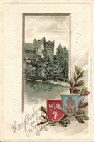 Nowy Sacz, Jagello castle Emb. litho