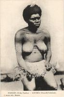 Kanak woman, New Caledonia, folklore (EK)