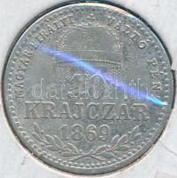 1869GYF 10Kr Ag "Ferenc József" T:2-,3 Adamo M10.1