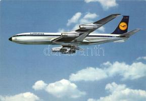 4 db MODERN használatlan motívumlap; Lufthansa repülőgép / 5 modern unused motive cards; Lufthansa a...