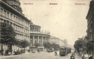 Budapest V. Váci körút, villamos (EK)