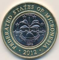 Mikronéziai Szövetségi Államok 2012. 5$ T:1-
Federated States of Micronesia 2012. 5 Dollars C:AU
