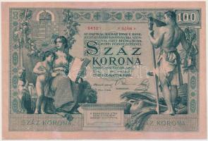 1902. 100K "Osztrák-magyar Bank" T:restaurált Austro-Hungarian Monarchy 1902. 100 Kronen "Österreichisch-ungarische Bank" C:restored   Adamo K26, Kodnar 114a
