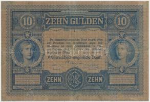 1880. 10Ft "Osztrák-magyar Bank" számozás nélkül T:restaurált
Austro-Hungarian Monarchy 18...