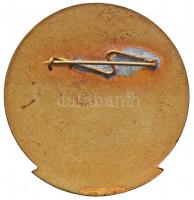 ~1950. "5 éves bányamentő szolgálatért" aranyozott, zománcozott fém jelvény (52mm) T:2-
Hu...