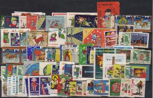 1956-1970 100db USA és Canada karácsonyi levélzáró