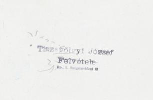 cca 1950-1960 Tiszavölgyi József: A Deák Ferenc sétahajó a Dunán, pecséttel jelzett vintage fotó, a ...