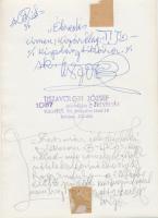 cca 1950-1960 Tiszavölgyi József: Ébredés, tanulmánykép egy kisplasztikához,pecséttel jelzett és fel...