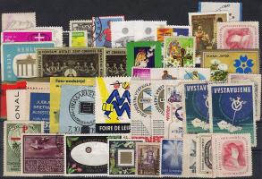 1930-1972 50db külföldi levélzáró, közte jobbak