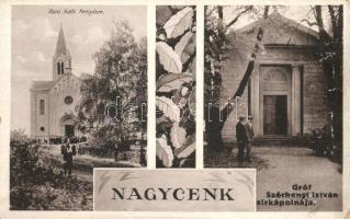 Nagycenk, Katolikus templom, gróf Széchenyi István sírkápolnája; floral