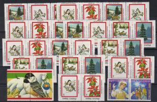 1986 34db USA Karácsonyi levélzáró párokban