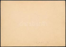 cca 1938 Gaál Margit (1913-1999): Hazafelé, jelzetlen vintage fotó, a szerző hagyatékából, 12x17 cm