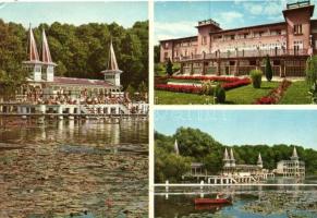 61 db MODERN magyar városképes lap; fürdők / 61 modern Hungarian town-view postcards; spas