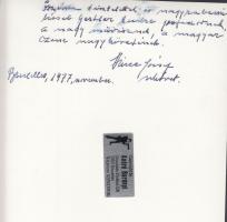 1977 André Barányi (Brüsszel): Vincze József brüsszeli  nagykövet fogadása Gertler Endre (1907-1998)...