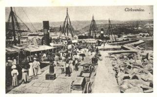 Crikvenica, port, steamships (EK)