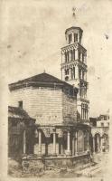 Split, Spalato; - 3 old postcards