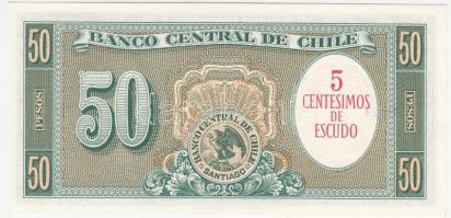 Chile 1960-1961. 50P T:I
Chile 1960-1961. 50 Pesos C:UNC
Krause 126