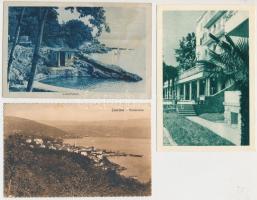 Lovran, Lovrana; - 3 old postcards