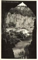 12 db VEGYES horvát és cseh városképes lap; sok Plitvicei tavak / 12 mixed Croatian and Czech town-v...