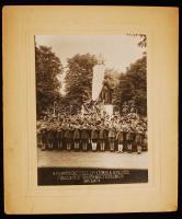 1933 Budapest, Mechwart liget, térzene, fotóméret 23x17 cm, karton 31,5x26,5 cm