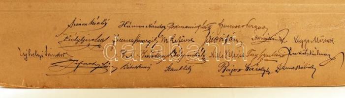 1913 Sporttörténeti lelet! Dánia, Koppenhága - testnevelő tanárok nemzetközi kurzusa, számos magyar ...