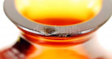 Madaras váza, sav maratott, jelzett (SN), apró csorba a peremen, m:18 cm