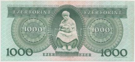 1983. november 10. 1000Ft "B" T:II nyomdai papírránccal
Adamo F45