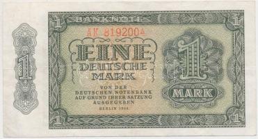 NDK 1948. 1M 7 számjegyű sorszám T:III GDR 1948. 1 Mark 7 digit serial number C:F Krause 9b