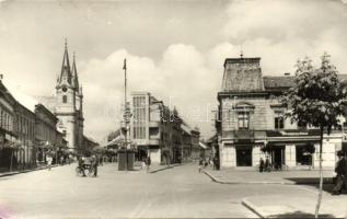 Komárom, Masarikova ulica, utca / street - 2 db régi képeslap / 2 old postcards