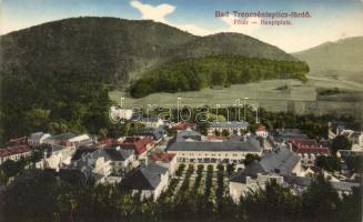 Trencsénteplic-fürdő, Fő tér / square