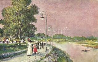 Pöstyénfürdő - 3 db régi képeslap / 3 old postcards