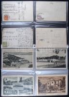 30 db VEGYES magyar városképes lap; Balaton és Velencei tó környéke / 30 mixed Hungarian foreign tow...