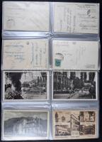 30 db VEGYES magyar városképes lap; Balaton és Velencei tó környéke / 30 mixed Hungarian foreign tow...