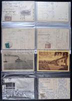 30 db VEGYES magyar városképes lap; Balaton és Velencei tó környéke / 30 mixed Hungarian foreign tow...