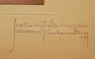 1925 Strelisky: Sümeghy László és négy táncos Szentpál Olga iskolájából, feliratozva, fotóméret 16x2...