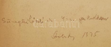 1925 Strelisky: Sümeghy László és négy táncos Szentpál Olga iskolájából, feliratozva, fotóméret 16x2...