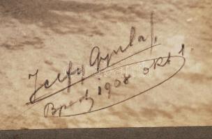 1908. október 1. Jelfy Gyula (1863-1945): I. Ferenc József magyar király és XIII. Alfonz spanyol kir...