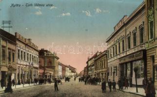 Nyitra, Tóth Vilmos utca, Verebély Géza üzlete