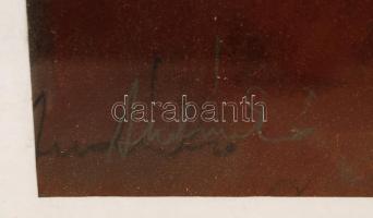 Andráskó István (1930-): Virágcsendélet. Pasztell, papír, jelzett, üvegezett keretben 25×33 cm