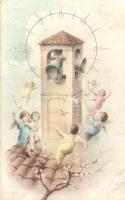 Church bell with angels