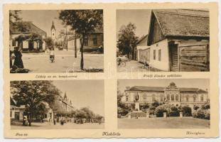 Kiskőrös, Petőfi Sándor szülőháza, Piac tér, Községháza (EK)